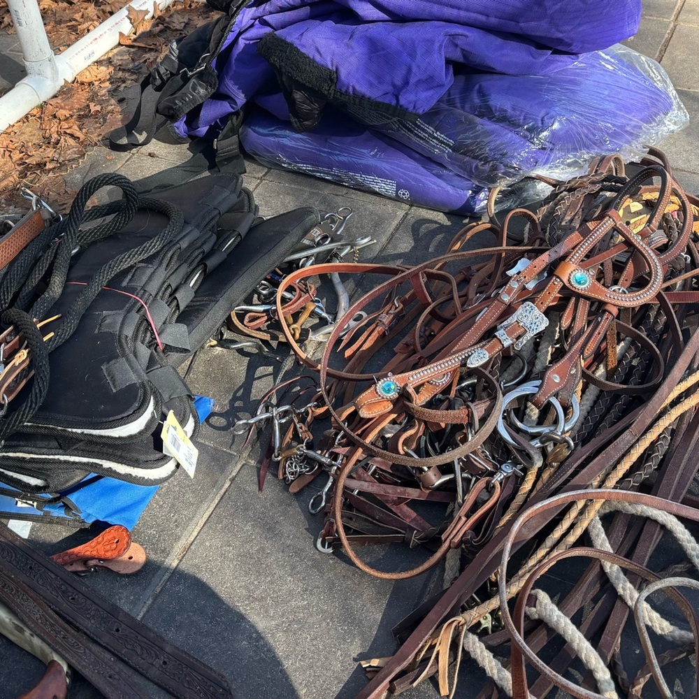 WESTERN HORSE TACK MORE THAN PICTURED ALL HIGH-QUALITY LOTS NEW & GENTLE USED